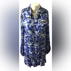 100% authentic Versace collection blouse style shirt dress size 42